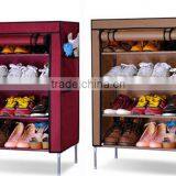 5 Tiers Shoe Rack 20 Pairs Non-woven Fabric Shoe Tower Organizer Cabinet thumbnail-6