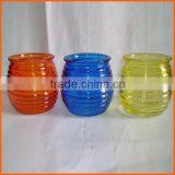 Promotional Beautiful Colored Candle Jars Glass thumbnail-1