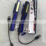LED COB Pen Light Pocket Torch Lamp Magnetic Inspection Work Light thumbnail-5