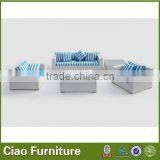 2016 Season Patio Wicker Furniture 4 Pcs Sectional Sofa Set thumbnail-5