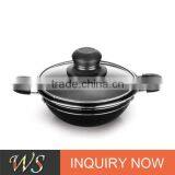WS-DA234 Black Couscous Pot With Lid thumbnail-1