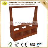 Factory Wholesale Paulownia Wooden Wine Bottle Tray thumbnail-1