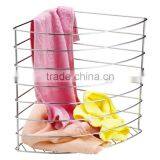 Towtel Hotel Restaurant Guest Romm Stainless Steel Towel Basket/facecloth,dushbin/Dirty Clothes Basket thumbnail-1