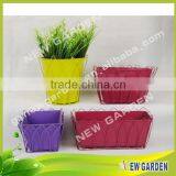 Wholesale Modern Style Multicolored Garden Hand Made Clay Pot thumbnail-1