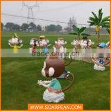 Arts And Crafts Fiberglass Chinese New Year Monkey Decoration thumbnail-3