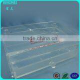 White Acrylic Drawer Box of Hotel Toiletries Organizer thumbnail-6