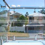 Stainless Steel Round Glass Spigot Short Glass Fence Post thumbnail-4