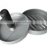 1 Section Cast Aluminum TPR Handle Hamburger Press Silicon thumbnail-4