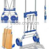 Telescoping Body Retractable Base Hand Lightweight Aluminium Luggage Trolley thumbnail-1