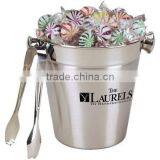Stainless Ice Bucket With Tonge thumbnail-1
