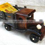 Custom Lovely Nice-looking Kids Wooden Toys Mini Truck Model for Kids thumbnail-4