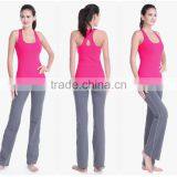 Wholesale Fashionable Workmanship 100% Cotton Yoga Pants thumbnail-1