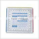 Chiese Manufacturer 3mm Thickness High Quality Aviation Protractor / With Full Specification # KPP-3 thumbnail-1