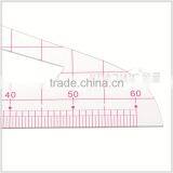 Kearing Flexible Plastic 1/4 Triangle Scale Rulers for Measure Built-in Calibration for Engineering Surveying#8514 thumbnail-2