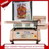 CE Approved Flatbed DTG T-shirt Printer Inkjet Textile Printer