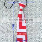Small Red White Striped Ties ,stylish Convenient Tie for Kids Boy thumbnail-1