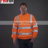 hi Vis Reflective Safety Mens Custom Sweatshirt thumbnail-2