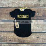 2017 New Style Wholesale Fashion Children Clothes Short Sleeve Black Cotton Custom 100% Cotton Baby t Shirts thumbnail-2