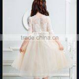 2017 High Quality Summer Child Clothing White Dress Purple New Model Girl Dress thumbnail-6