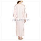 OEM Service Women Sleepwear V Neck Silk Nightgown thumbnail-5