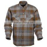 Custom Men's Flannel Shirt With Hood Long Sleeve High Quality thumbnail-1