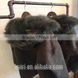 2016 Fashion Winter Women Double-sided Woolen Coat in the Long Section of the Real Fox Fur Lining Fur Hooded Fur Coat thumbnail-1