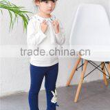 S15252A Girls Winter Baby Elastic Waist Leggings Cute Rabbirt Children Cotton Thicken Pants thumbnail-2