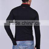 Mens Active Seamless Half Zip Long SleeveTrack Jacket, Fitness T Shirt thumbnail-2