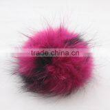Myfur Fashion Wholesale Price Multi Color Raccoon Fur Ball thumbnail-1