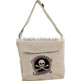 Eco-Friendly Cotton Messenger Bag - Made From 10 Oz. Cotton Canvas and Comes With Your Logo. thumbnail-2