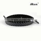 2016 New Twill Pattern Flat Shoelaces With Customized 2mm Thick 8mm Width~Double Colors Shoelaces For Running~Accept Custom thumbnail-4