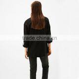 Career Ladies Medium Length Loose Fit Solid Linen Spring Blazers Womens thumbnail-4