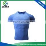 2017 New design Polyester blend Spandex Quick-drying and Elastic Sport T-Shirts