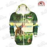Men's Fashional Wholesale Custom Design Giraffe Animal Hoodies thumbnail-1