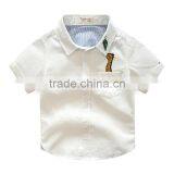 China Factory Kids Boys Casual Short Sleeve Custom Shirts thumbnail-6