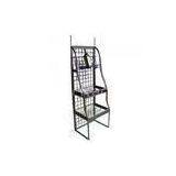 Retail Display Rack / shelving unit comprises 3 shelves for bottles display cases