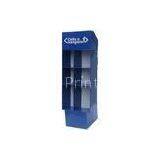 6 Cells 157g Art Paper Cardboard Display Stands Glossy Lamination For Retail Promotion