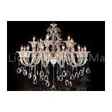 Retro and Traditional Italian Style Large Luxury Crystal Chandelier 2 Layer 18 Light