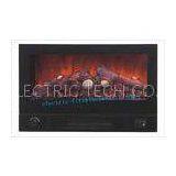 Luxury Decorative Wall Mounted Electric Fireplace Heater With Tempering Glass