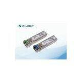 20km SMF BIDI SFP 155M 100BX Fast Ethernet , Fiber Optic Transceiver