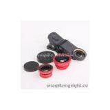 Wide Angle+ Macro+ Fish Eye Lens With Clip for Mobile Phone thumbnail-2