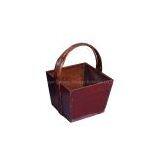 Square Wood Bucket thumbnail-1