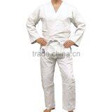 100% Cotton Material White Blue Color Martial Arts Judo Uniform thumbnail-3