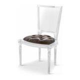 Modern Junior Dining Chair Coffee Bar Leisure Chair Oval Back Acrylic Chair thumbnail-1