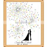 Gorgeous Fireworks Festive Wedding Signature Fingerprint Tree Creative Wedding Supplies wholesale