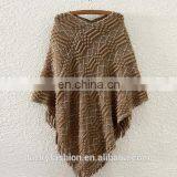 Women Irregular Tassel Sequined v Nick Fashion Sweater thumbnail-2