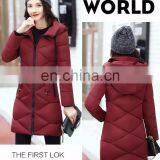 Winter Cotton Women in the Long Section of the Slim Cotton-padded Korean Version of the Down Jacket Students Jacket Fashion Wome thumbnail-5