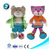 Plush baby comfortable toy with sport coat