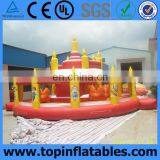 Outdoor Games Kids Giant Inflatable Fun City thumbnail-2