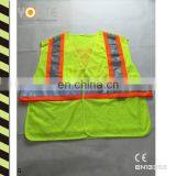 Reflective High Quality Sport Vest With Magic Tape,EN13356 Reflective Vest